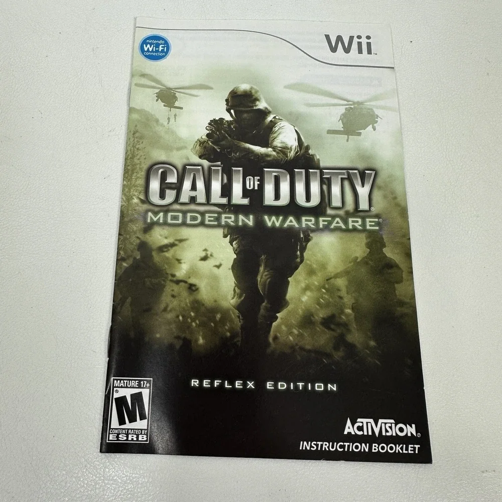 Call‎ of Duty: Modern Warfare Reflex Edition Nintendo Wii Game Complete Tested